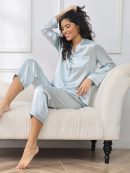 Women’s Mulberry Silk Long Sleeve Pajama Set